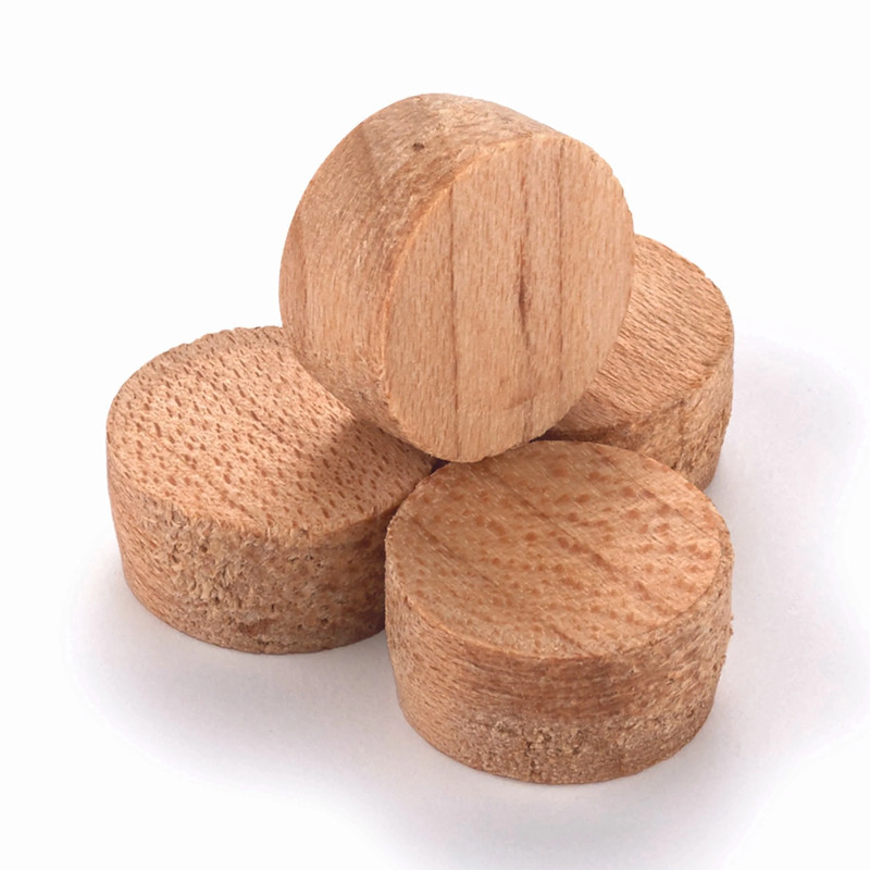 Side Grain Screw Hole Plug - 15 Piece - Diameter:1/2" - Species:Maple